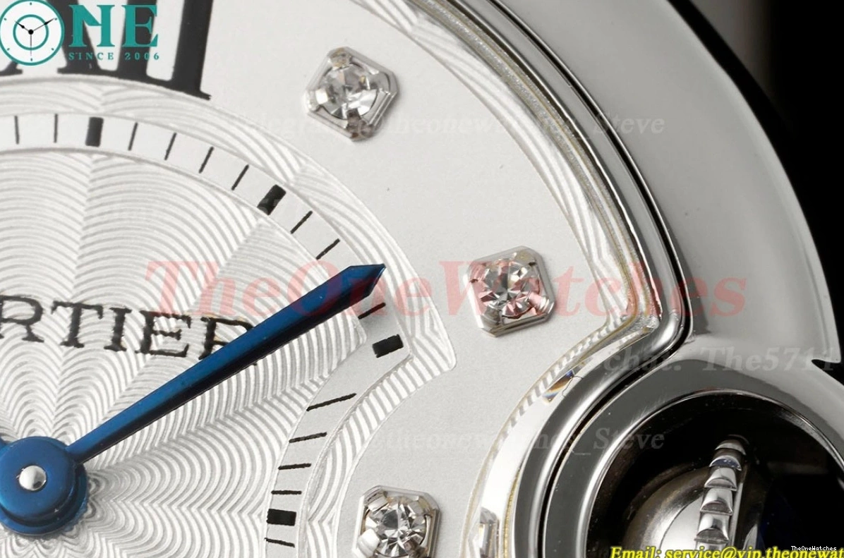 Dia 3KF SS SS Wht 36mm Ballon Bleu Cartier A076 De 0316